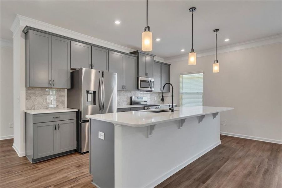 Furnished interior view inside a new home in Laurel Park, Cartersville (Image 8).
