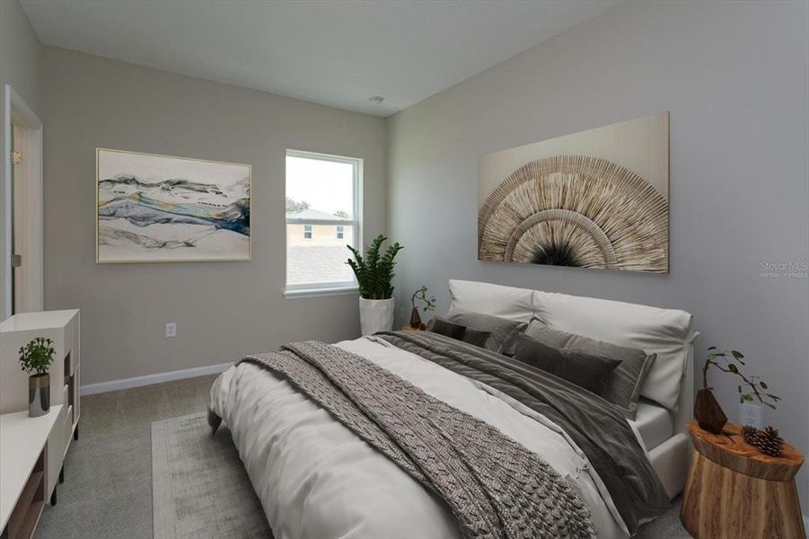 Furnished interior view inside a new home in Serenade at Ovation, Winter Garden (Image 14).