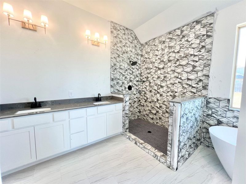 Primary Bath with Freestanding Tub