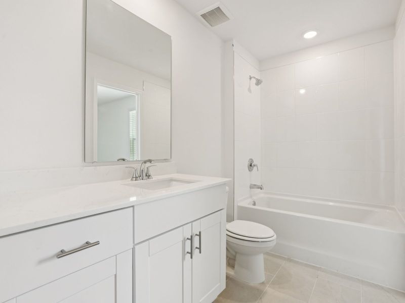 Furnished interior view inside a new home in The Meadow at Crossprairie Townes, St. Cloud (Image 6). Furnished interior view inside a new home in The Meadow at Crossprairie Townes, St. Cloud (Image 6).