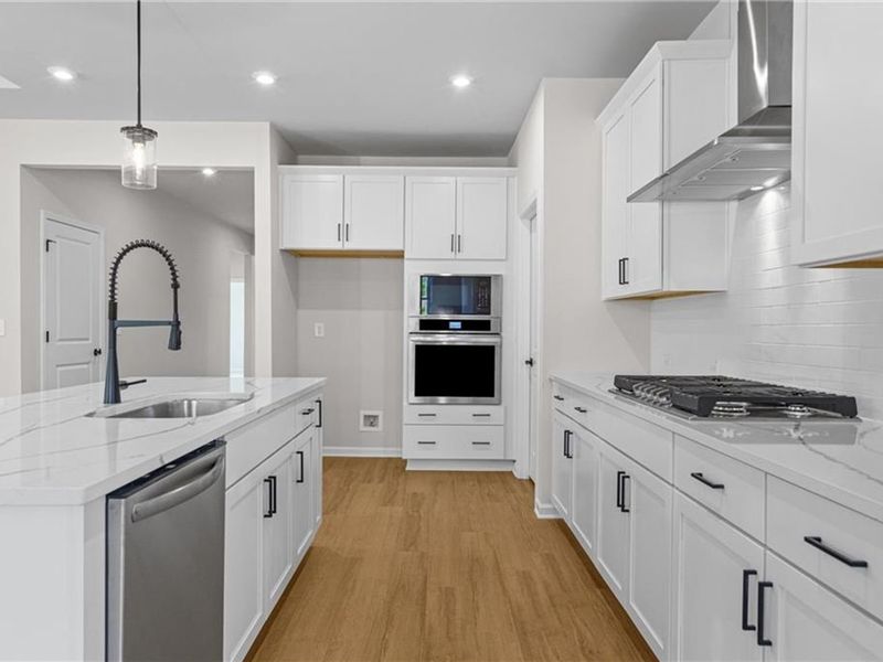 Furnished interior view inside a new home in Kelly Preserve, Loganville (Image 9).