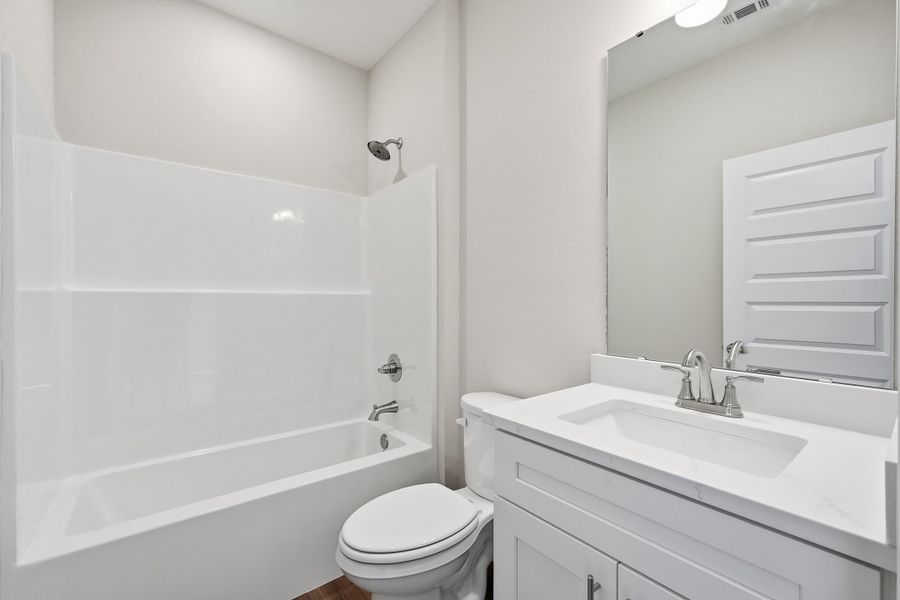 Furnished interior view inside a new home in Southern Charm, Crestview (Image 15).