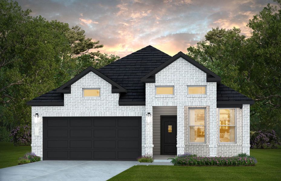 Representative exterior photo of a completed home built from the Haskell by Centex in Stokesbury, Waller, TX (Image 3).