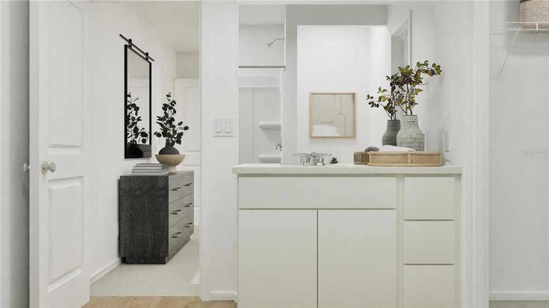 Furnished interior view inside a new home in , Kissimmee (Image 19).