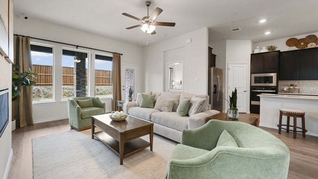 Representative furnished interior of a home built from the Vail by D.R. Horton in Madera, Royse City (Image 34). Representative furnished interior of a home built from the Vail by D.R. Horton in Madera, Royse City (Image 34).