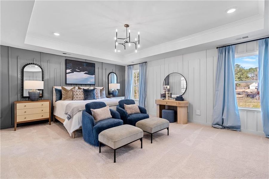 Furnished interior view inside a new home in Bowers Farm, McDonough (Image 19).