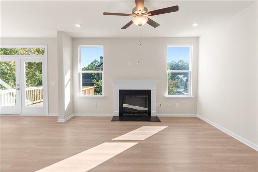Spacious, unfurnished interior of a new home in The Village at Shallowford, Kennesaw (Image 21). Spacious, unfurnished interior of a new home in The Village at Shallowford, Kennesaw (Image 21).