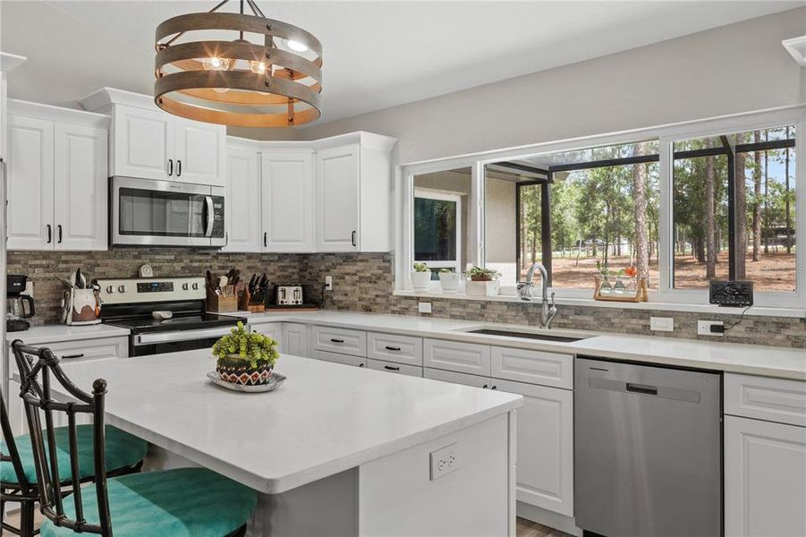 Furnished interior view inside a new home in , Dunnellon (Image 18).