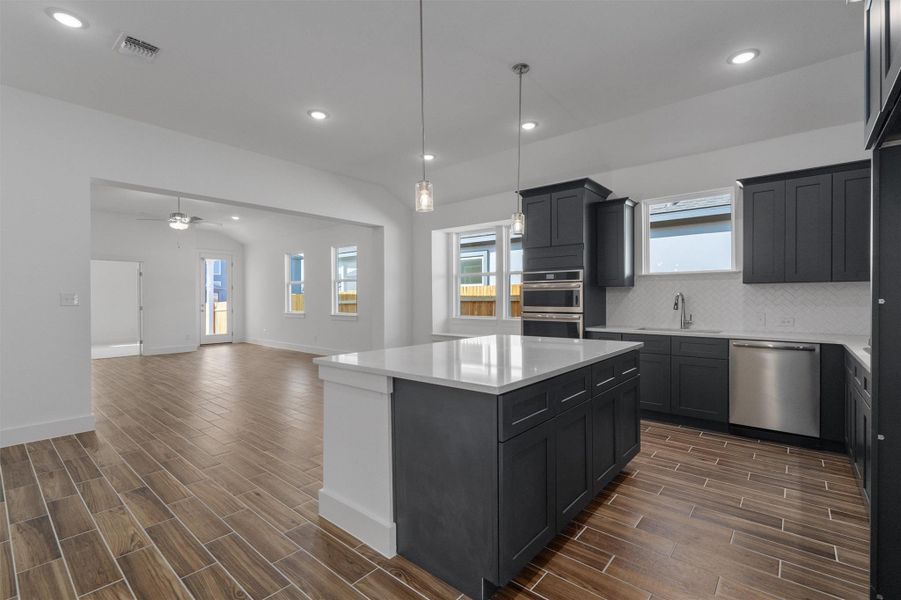 Furnished interior view inside a new home in Enclave at Cele, Pflugerville (Image 13). Furnished interior view inside a new home in Enclave at Cele, Pflugerville (Image 13).