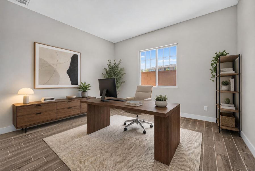 Furnished interior view inside a new home in Legado, Queen Creek (Image 7). Furnished interior view inside a new home in Legado, Queen Creek (Image 7).