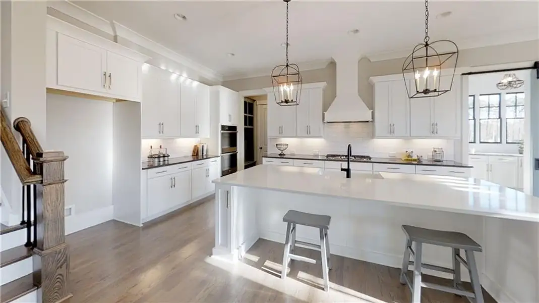 Furnished interior view inside a new home in , Marietta (Image 7).