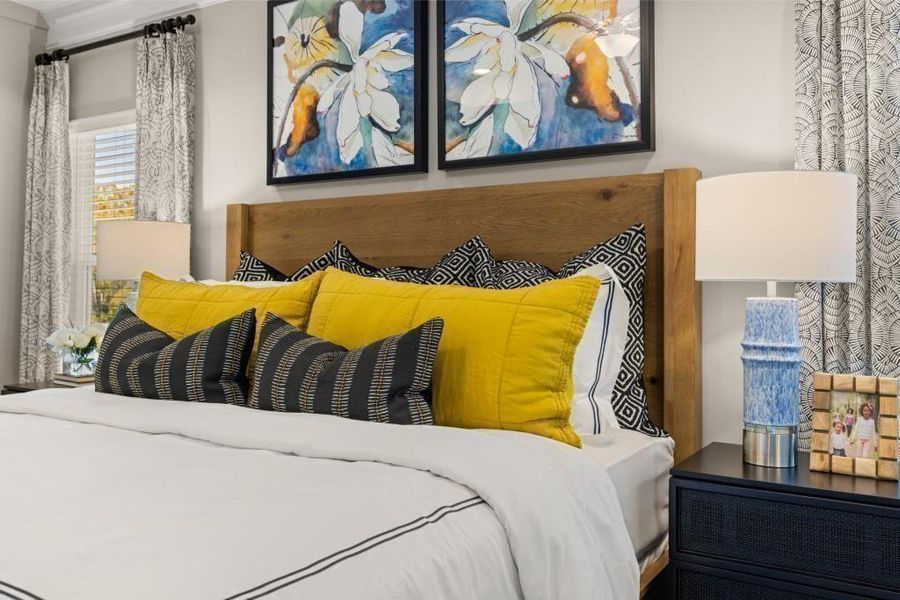 Furnished interior view inside a new home in Allen Manor, Hoschton (Image 42).