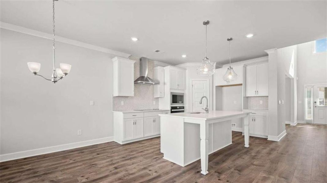 Furnished interior view inside a new home in Evergreen Crossing, Locust Grove (Image 11).