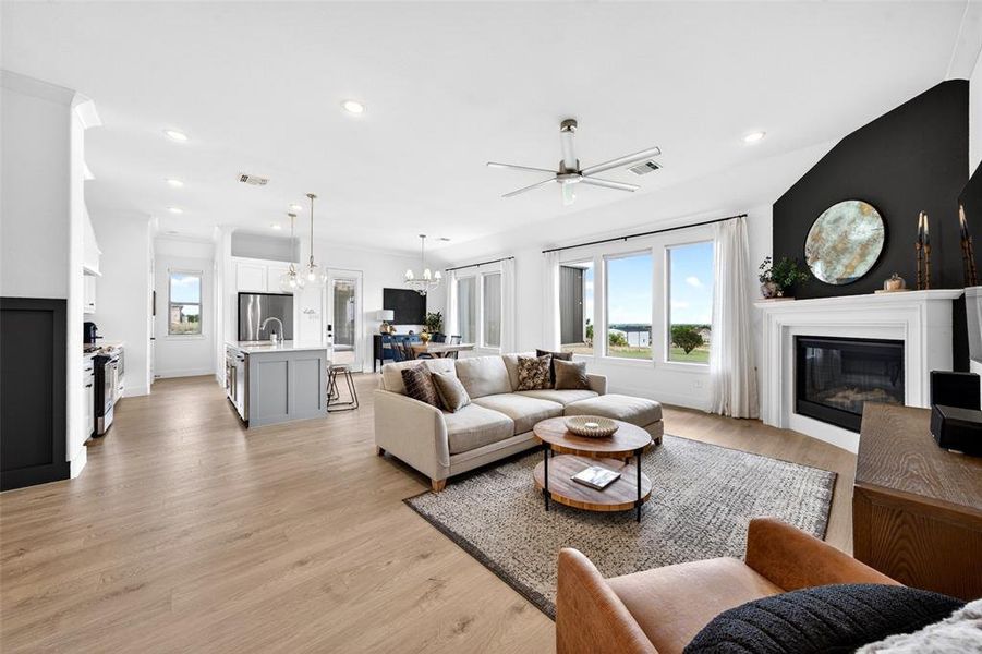 Furnished interior view inside a new home in Gatlin Ranch, Springtown (Image 9).