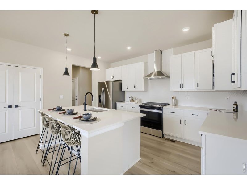 Furnished interior view inside a new home in Country Club Reserve, Fort Collins (Image 15).