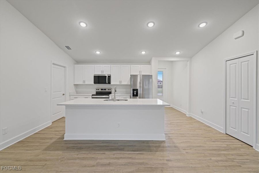 Furnished interior view inside a new home in Cape Coral, Cape Coral (Image 8). Furnished interior view inside a new home in Cape Coral, Cape Coral (Image 8).
