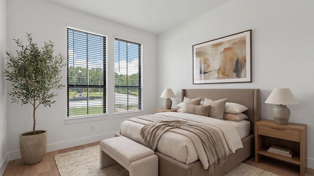 Furnished interior view inside a new home in Friendswood Trails, Friendswood (Image 17).