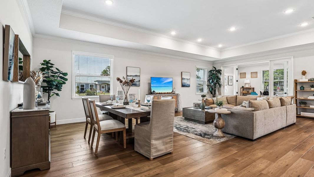 Representative furnished interior of a home built from the Venice by Maronda Homes in Malabar Springs, Palm Bay (Image 24).