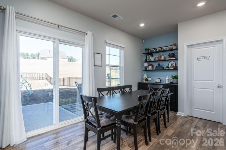 Dining Area by Back Door Dining Area by Back Door