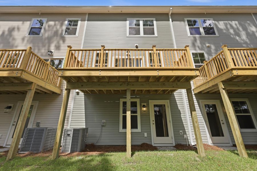 Exterior details and patio area of a home in Rhetts Cove, Johns Island (Image 23). Exterior details and patio area of a home in Rhetts Cove, Johns Island (Image 23).