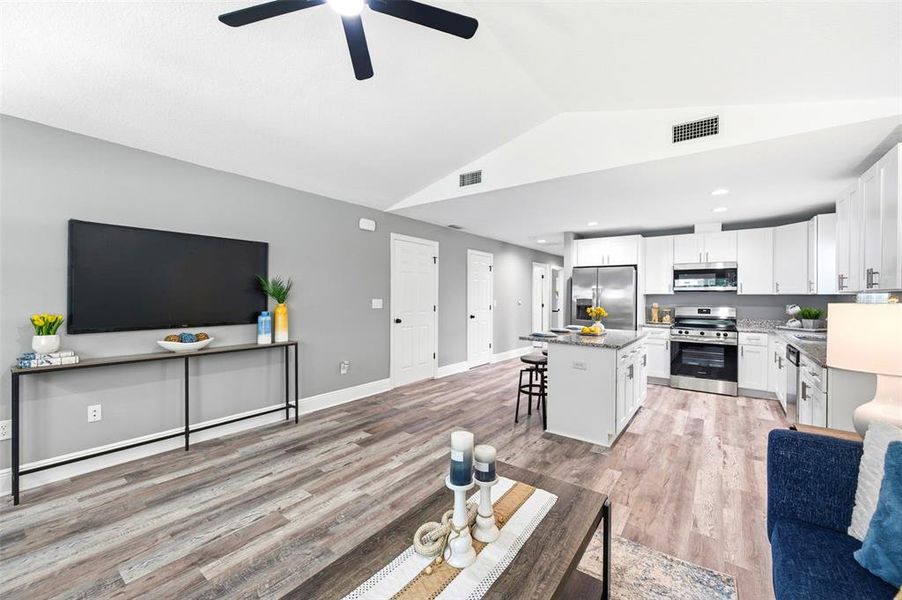 Furnished interior view inside a new home in , Plant City (Image 7).