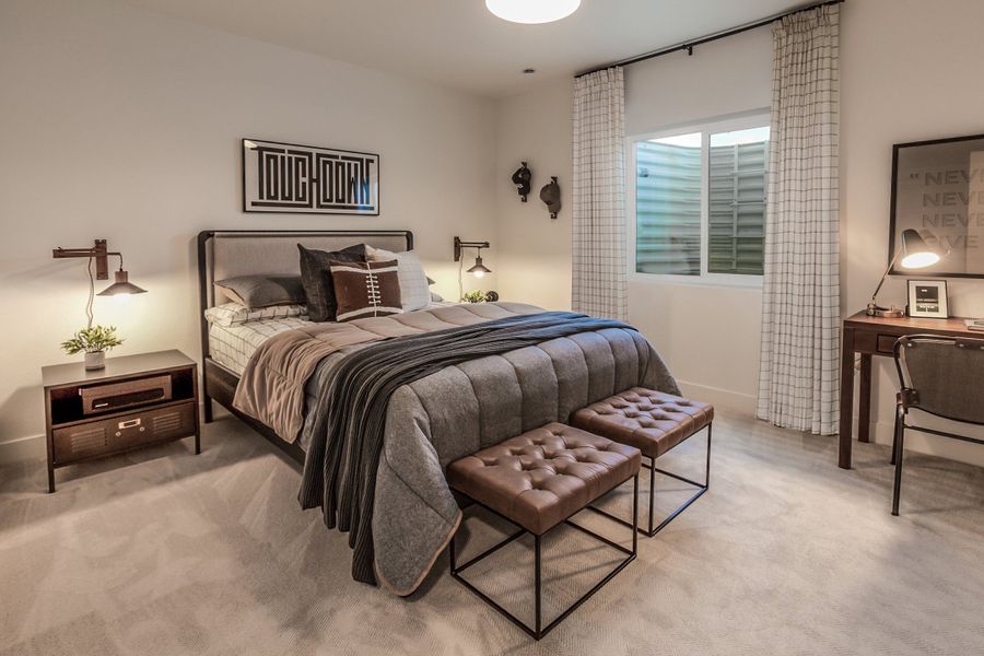 Representative furnished interior of a home built from the Christie by Hartford Homes in Trailside, Timnath (Image 9).