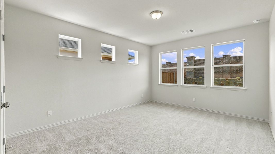 Furnished interior view inside a new home in Westridge Journey, McKinney (Image 9).