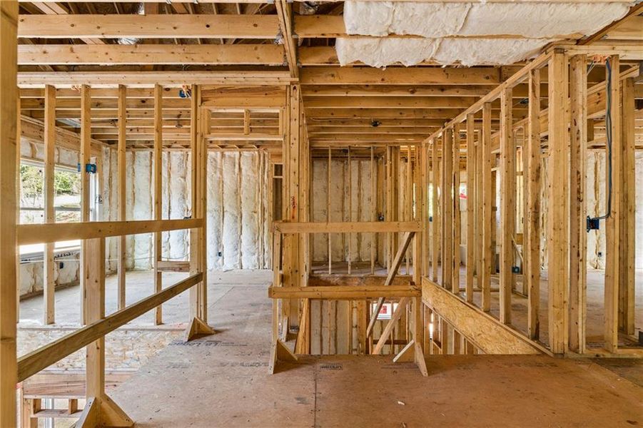 In-progress construction of a new home in , Hoschton, GA (Image 19).