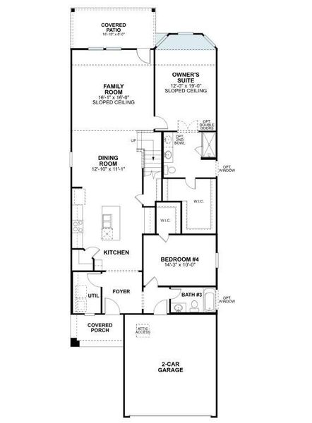 2D floor plan layout of this home in Lone Star Landing, Montgomery, TX (Image 4). 2D floor plan layout of this home in Lone Star Landing, Montgomery, TX (Image 4).