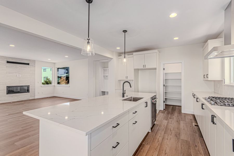 Furnished interior view inside a new home in West Grange, Longmont (Image 9).