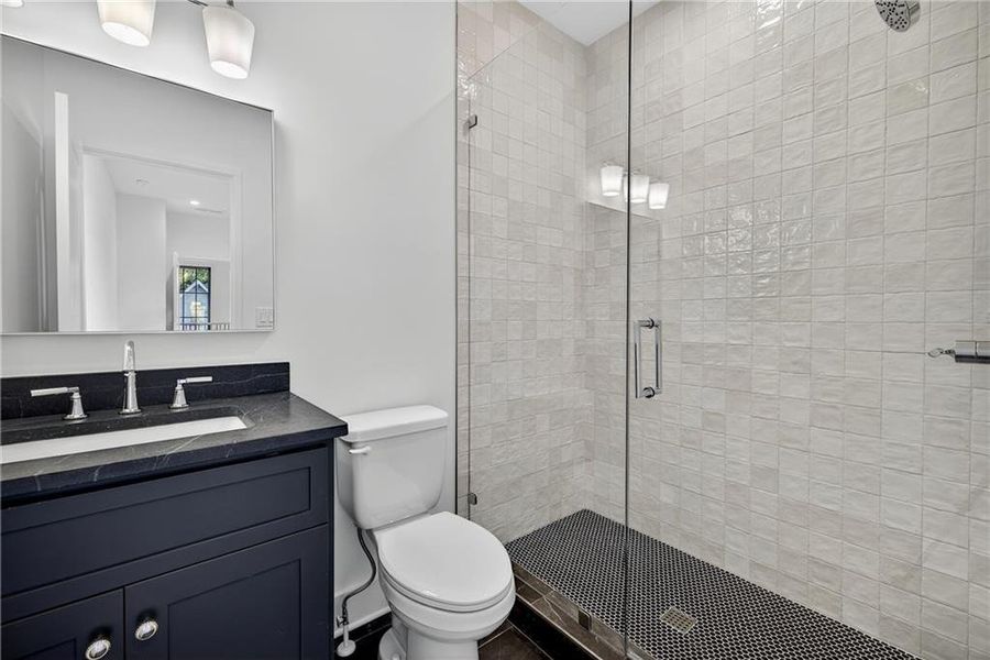 Furnished interior view inside a new home in , Atlanta (Image 58).