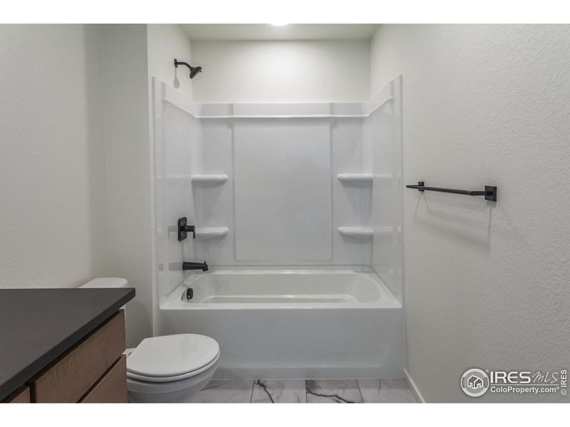 Furnished interior view inside a new home in Trailside Story Collection - Single Family Homes, Timnath (Image 11).