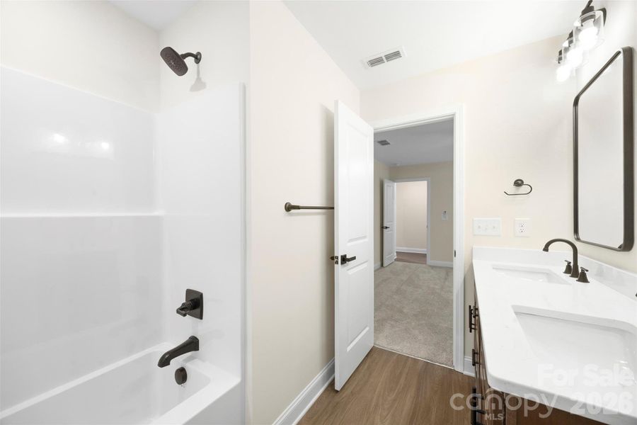 Furnished interior view inside a new home in , Albemarle (Image 7).