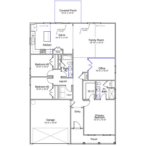 2D floor plan layout of this home in Dove Hollow, Chesnee, SC (Image 5). 2D floor plan layout of this home in Dove Hollow, Chesnee, SC (Image 5).