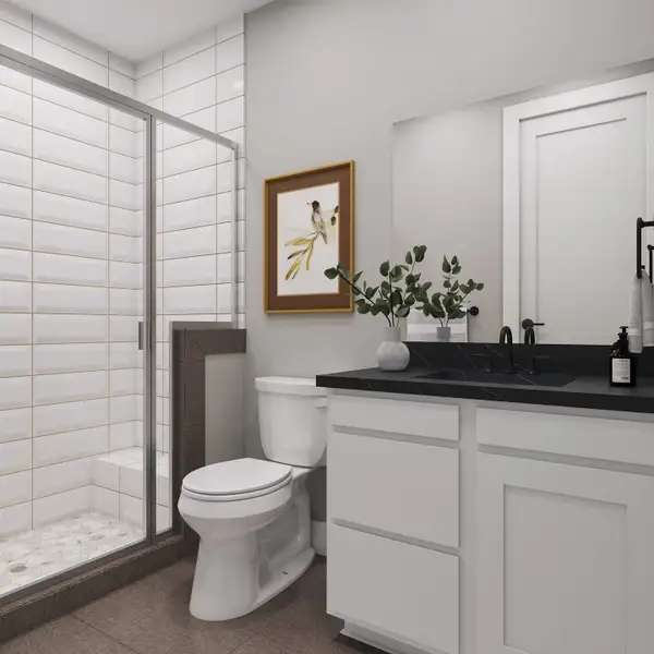 Representative furnished interior of a home built from the Lisbon by Tri Pointe Homes in Legacy Grove, Montgomery (Image 28).