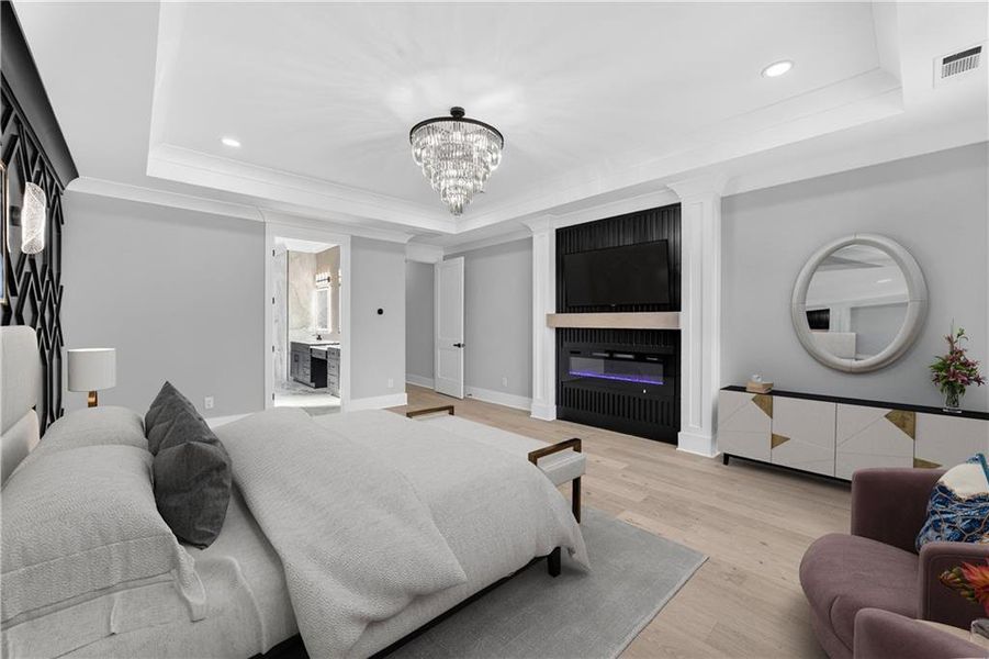 Furnished interior view inside a new home in , Buford (Image 42).