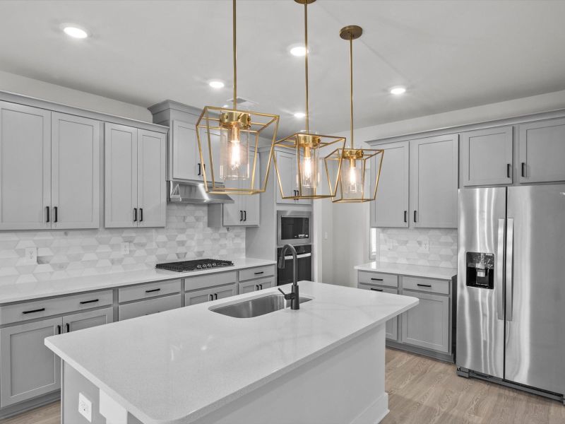 Furnished interior view inside a new home in Cedar Shoals - Signature Collection, Piedmont (Image 4).