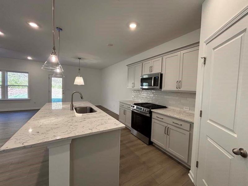 Furnished interior view inside a new home in Creekside, Dawsonville (Image 5).