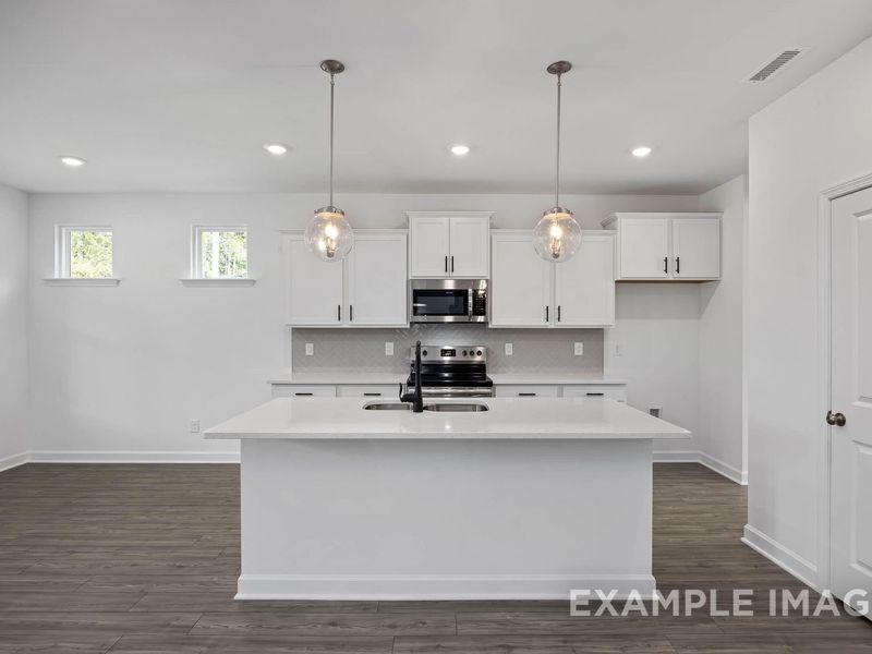 Furnished interior view inside a new home in Woodland Crossing, Zebulon (Image 2).