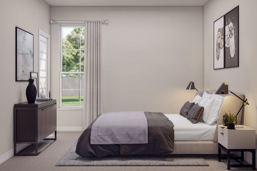 Representative furnished interior of a home built from the McKinney by Tri Pointe Homes in Mason Woods, Cypress (Image 16).