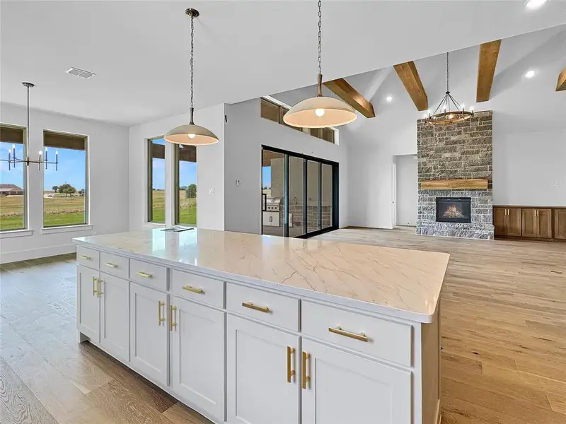 Furnished interior view inside a new home in The Retreat, Cleburne (Image 10).