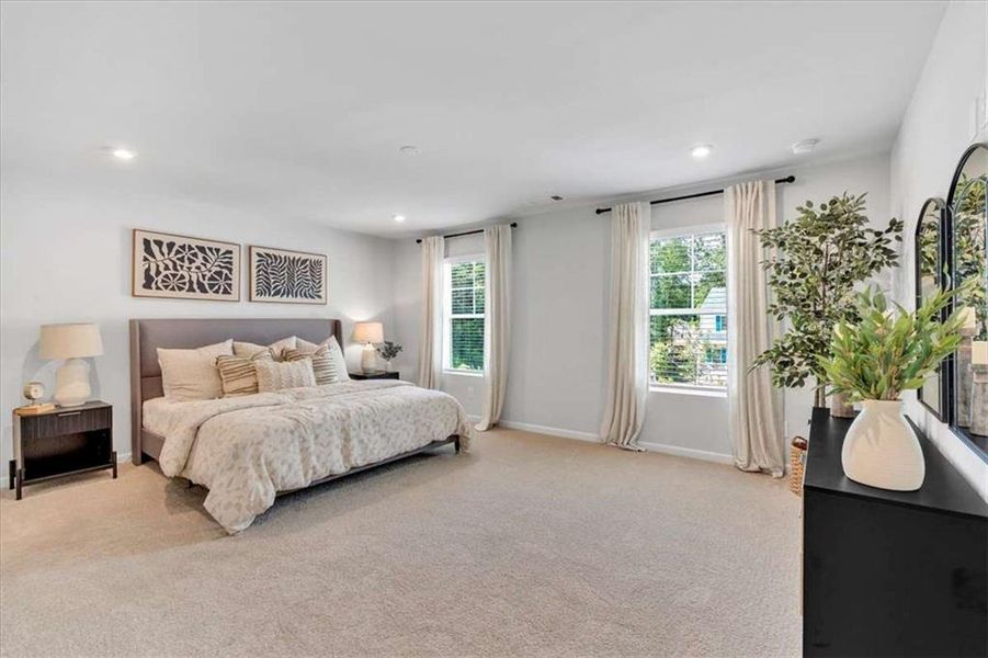 Furnished interior view inside a new home in The Reserve at Chapel Hill Phase II, Douglasville (Image 15).