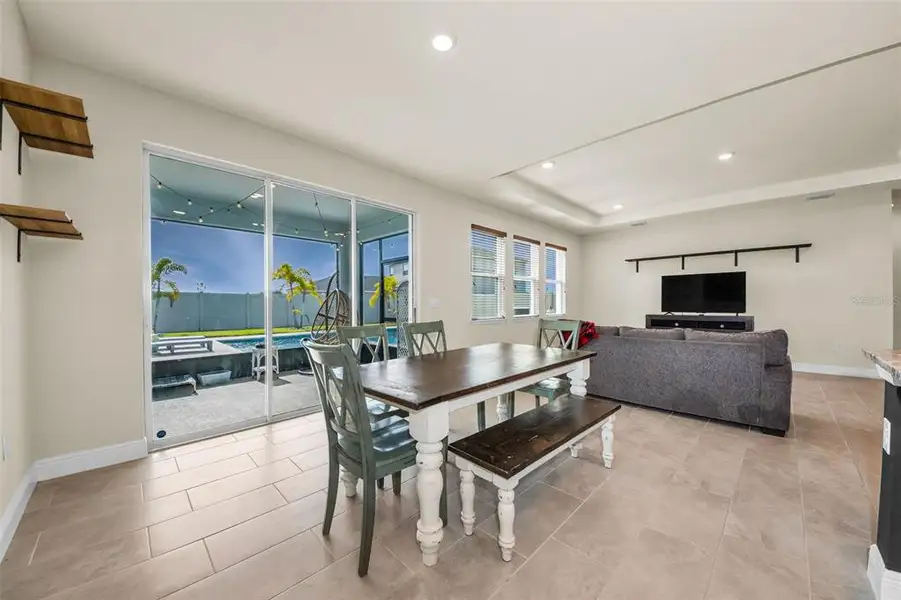 Furnished interior view inside a new home in Mangrove Manor, Apollo Beach (Image 11). Furnished interior view inside a new home in Mangrove Manor, Apollo Beach (Image 11).