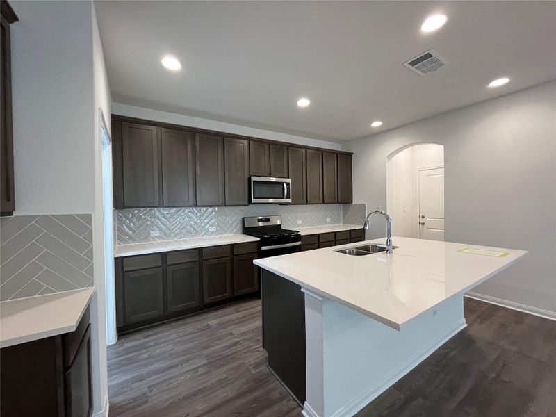 Furnished interior view inside a new home in Wellspring, Hutto (Image 24). Furnished interior view inside a new home in Wellspring, Hutto (Image 24).