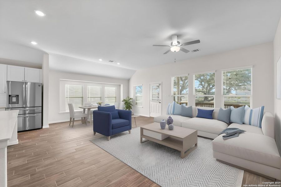 Furnished interior view inside a new home in , Bulverde (Image 12). Furnished interior view inside a new home in , Bulverde (Image 12).