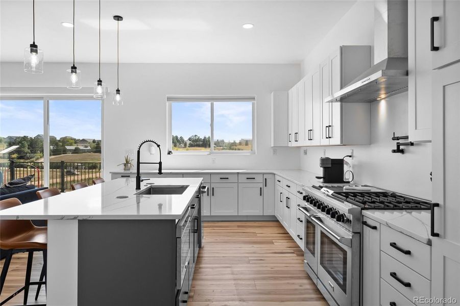 Furnished interior view inside a new home in , Parker (Image 36).