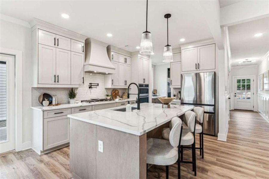 Furnished interior view inside a new home in , Buford (Image 29).