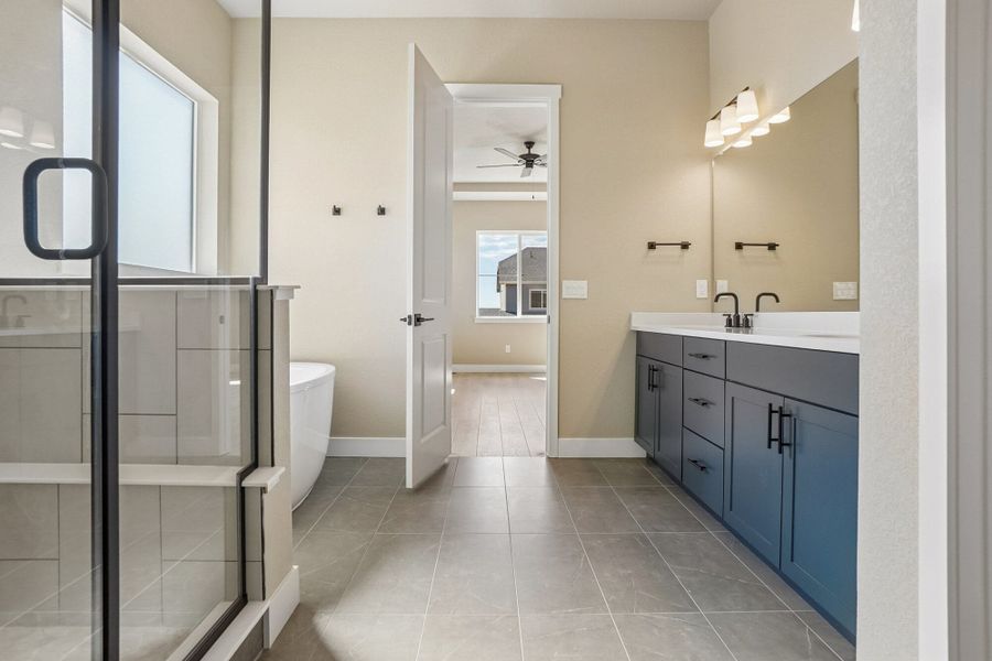 Furnished interior view inside a new home in Jackson Creek North, Monument (Image 19).