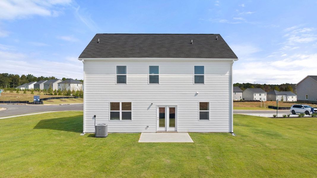 Representative exterior details of a home built from the Galen by D.R. Horton in Locust Grove Station - Cedar Ridge, Locust Grove (Image 3).