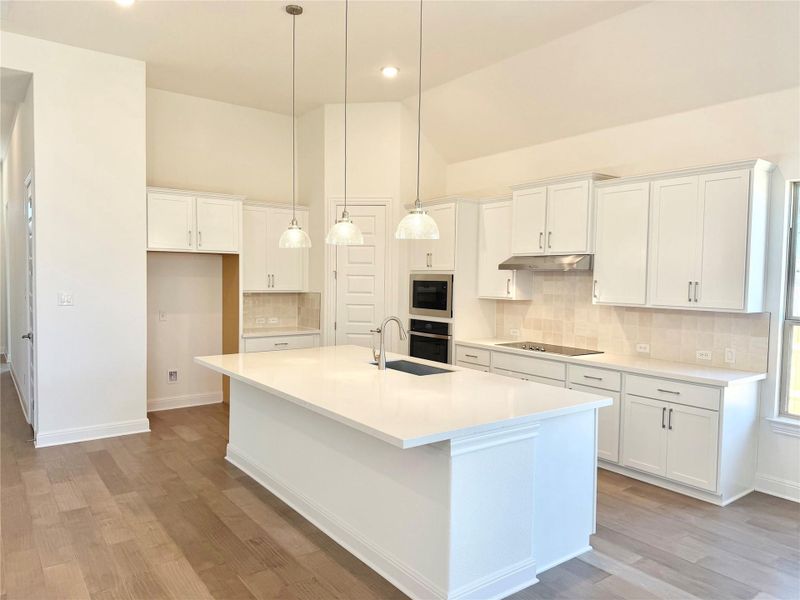 Furnished interior view inside a new home in Oaks at San Gabriel, Georgetown (Image 5).